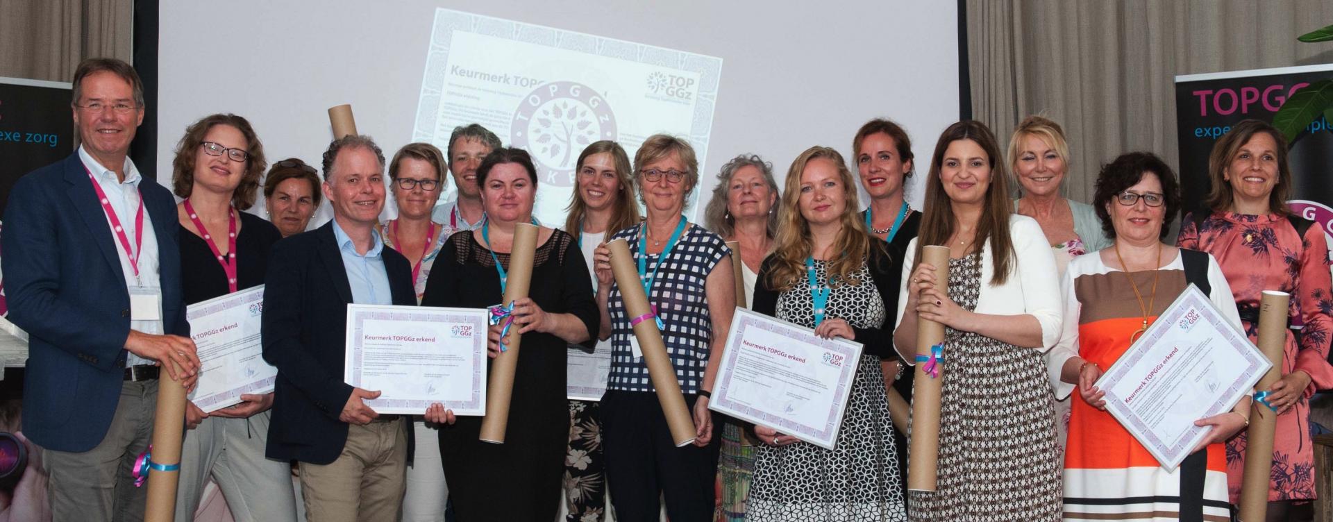 TOPGGz-keurmerkuitreiking groepsfoto